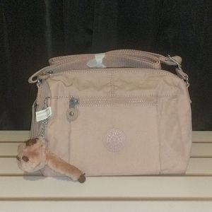 Kipling Wes Brilliant Pink Crossbody Bag